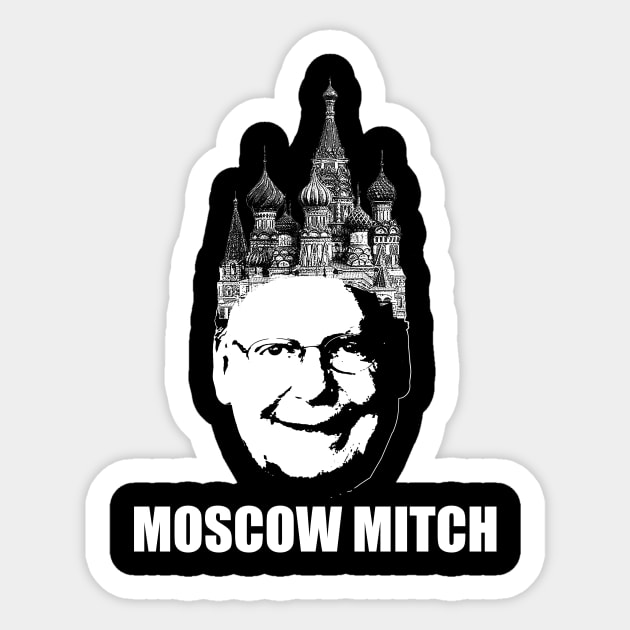 Moscow Mitch Sticker by cartogram